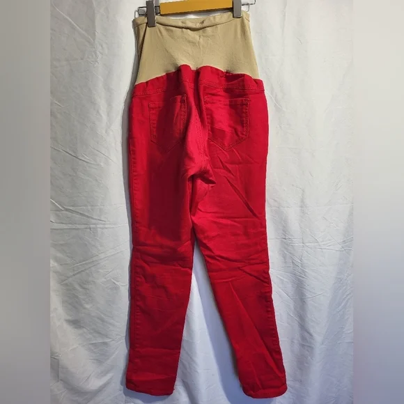 Maternity-Motherhood Red Pants, Size Medium **see Pics - Picture 2 of 6